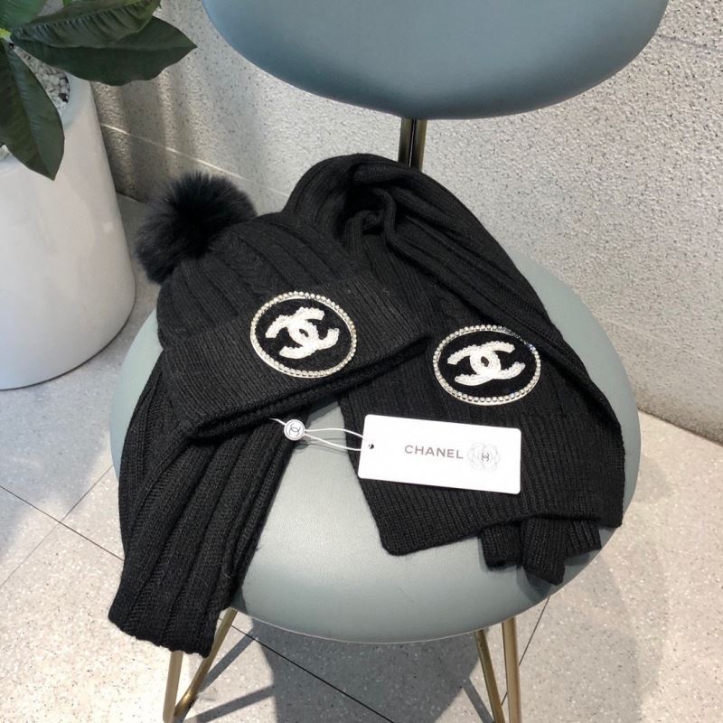 Chanel Caps Scarfs